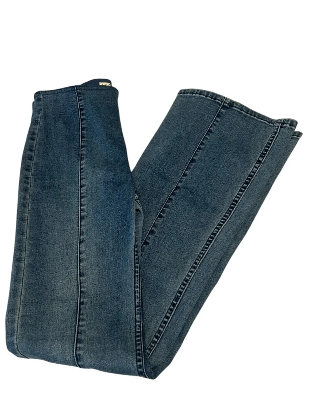 Free People Wee The Free High-Rise Pull On Flare Jeans Size 26 Cotton
